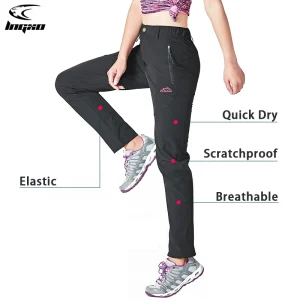 LNGXO Women Hiking Pants Summer Quick Dry Outdoor Camping