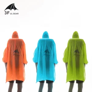 3F UL GEAR Single Person Ultralight Hiking Cycling Raincoat