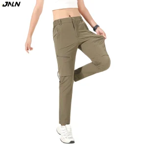 JNLN Hiking Pants Women 4-Way Stretch Waterproof Camping